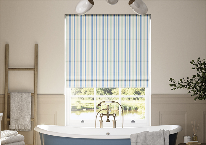 The British Stripe Co. George, Brighton No.1 - Twist&Fit Roman Blind - Image 3